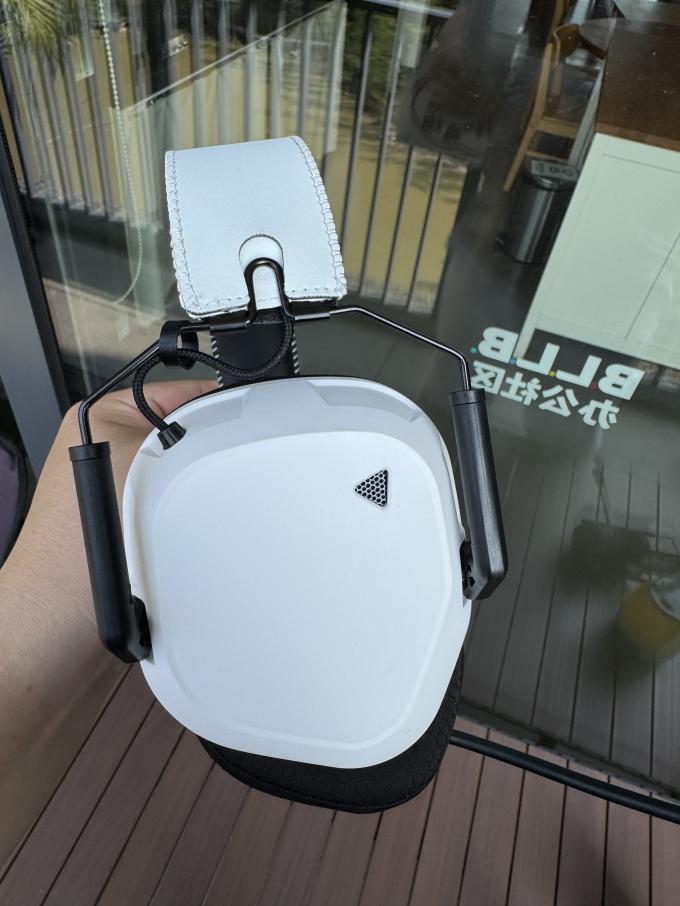 X1 PRO gaming headset close-up of ear cups