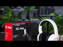 7.1 Surround Sound Wireless Gaming Headset 2.4 G Dengan Mikrofon Yang Bisa Dihapus Untuk PC